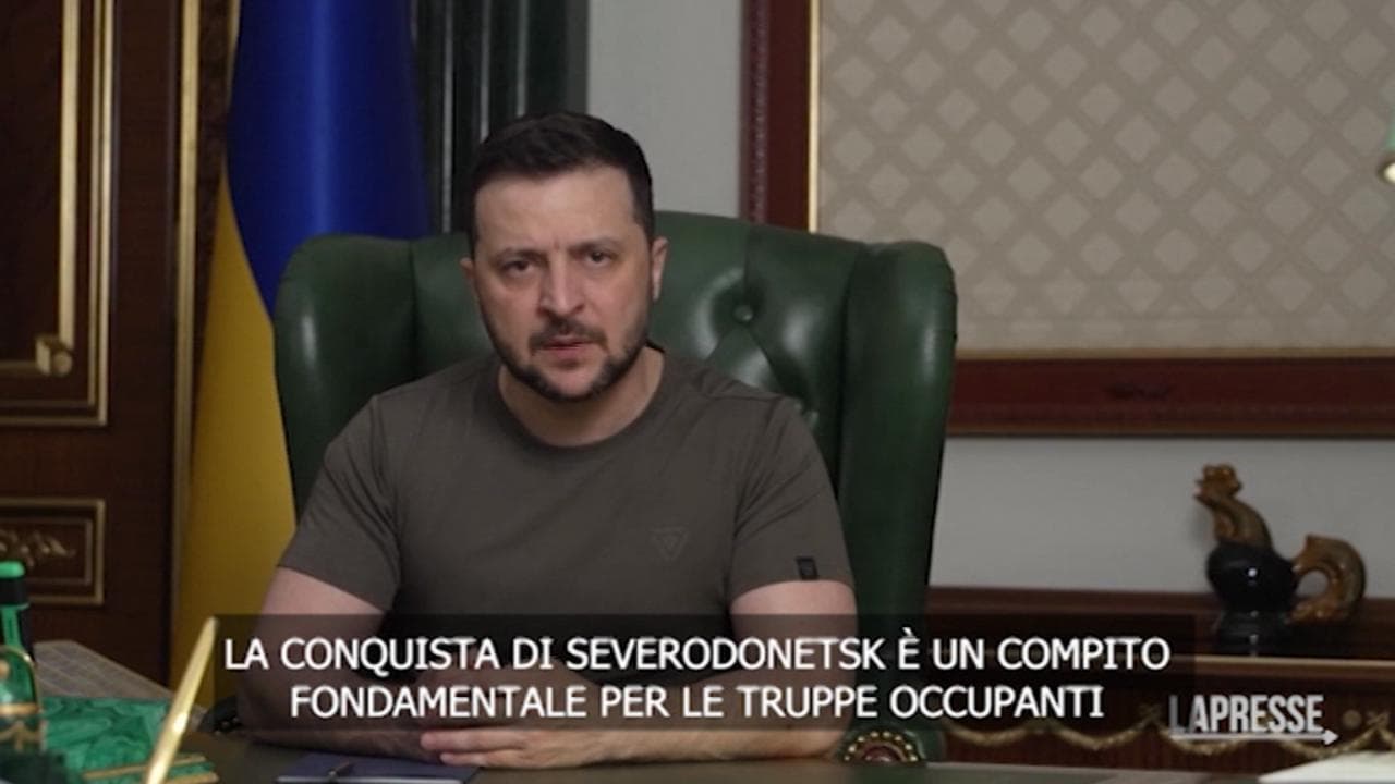 L'avvertimento di Zelensky: "Presa di Severodonetsk è fondamentale per russi"