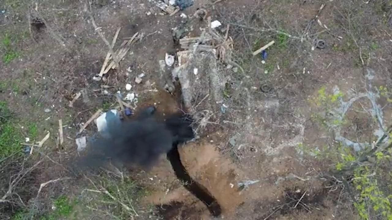 L'assalto finale a una trincea ucraina