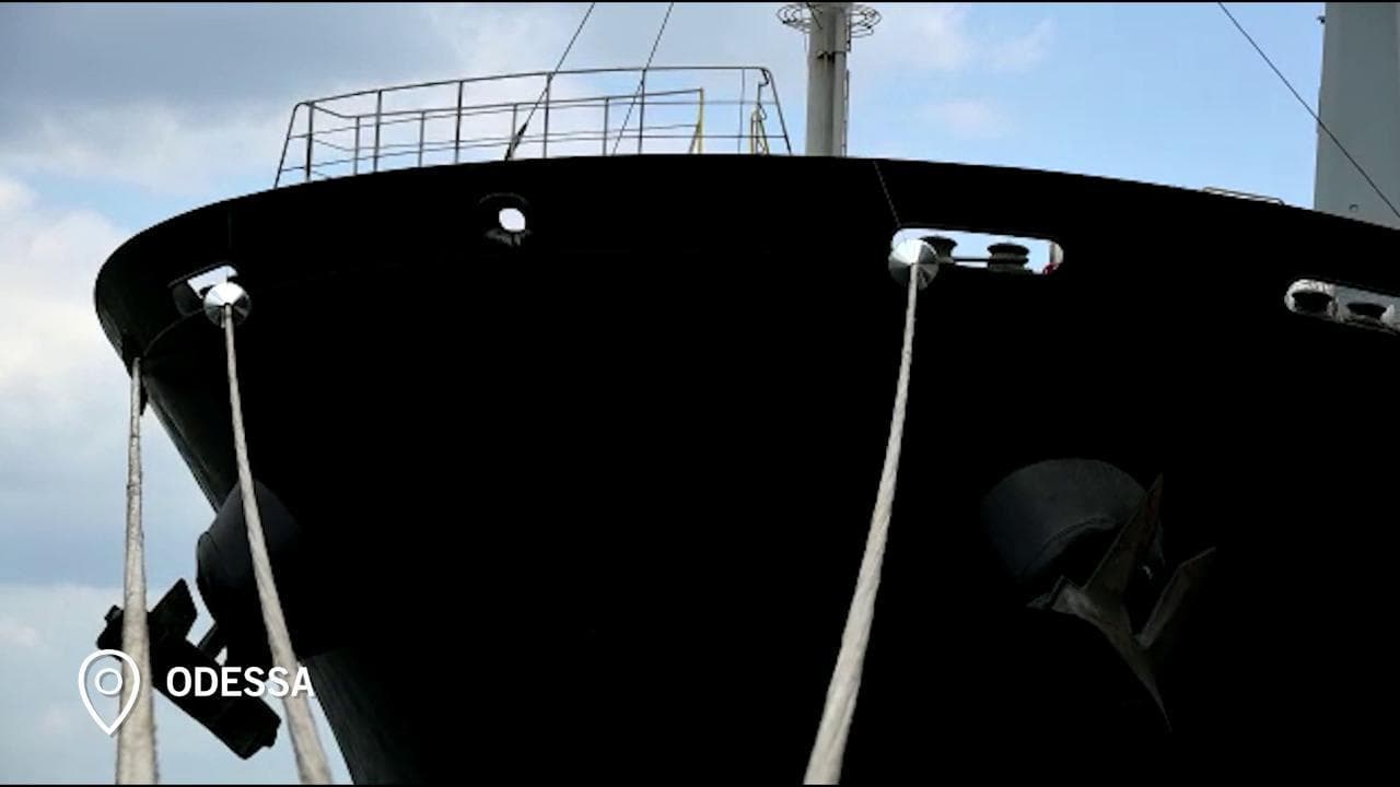 Porto di Odessa, ecco il grano bloccato sulle navi che il mondo vuole