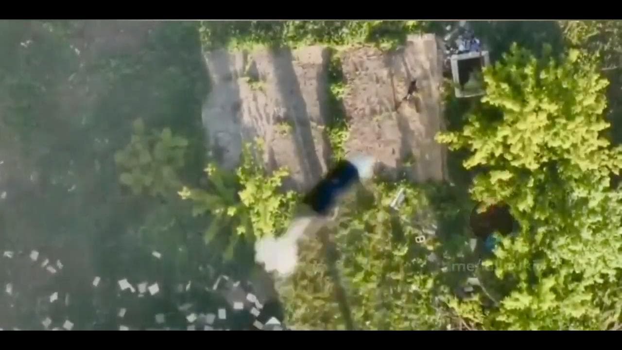 L'agguato del drone al soldato russo