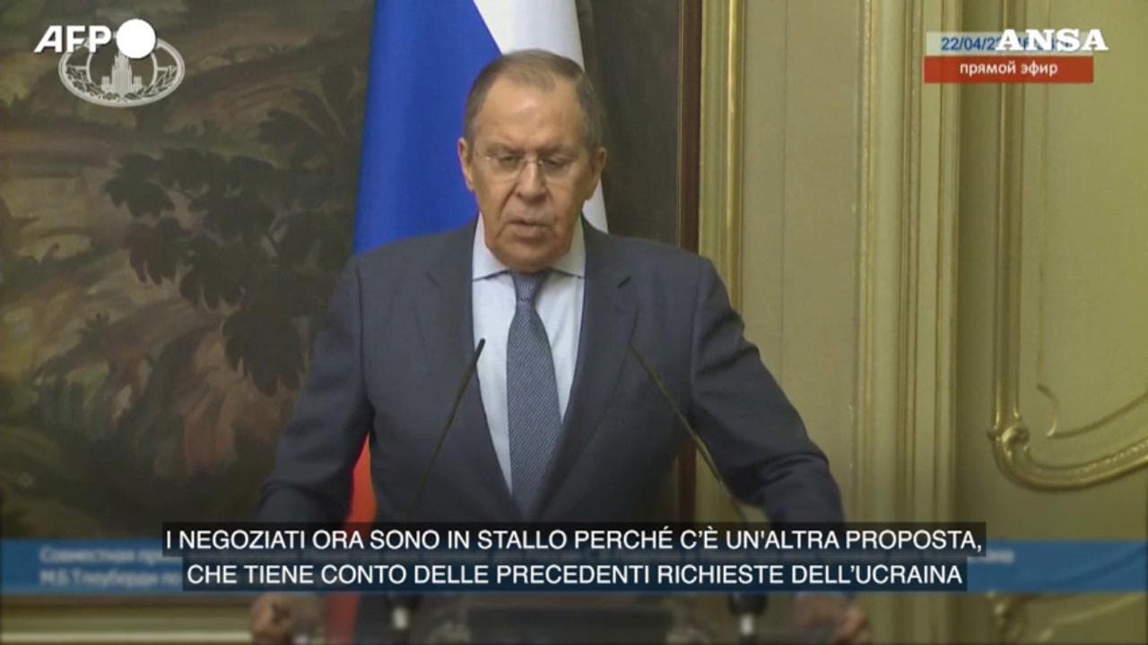 Ucraina, Lavrov: "I negoziati con Kiev per ora sono in stallo"
