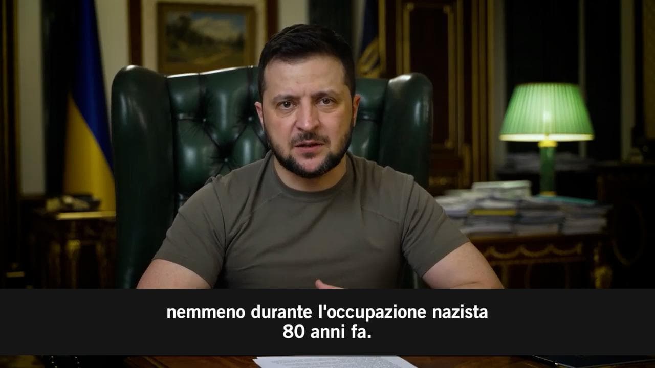 Zelensky: "A Borodyanka forse più vittime che a Bucha"