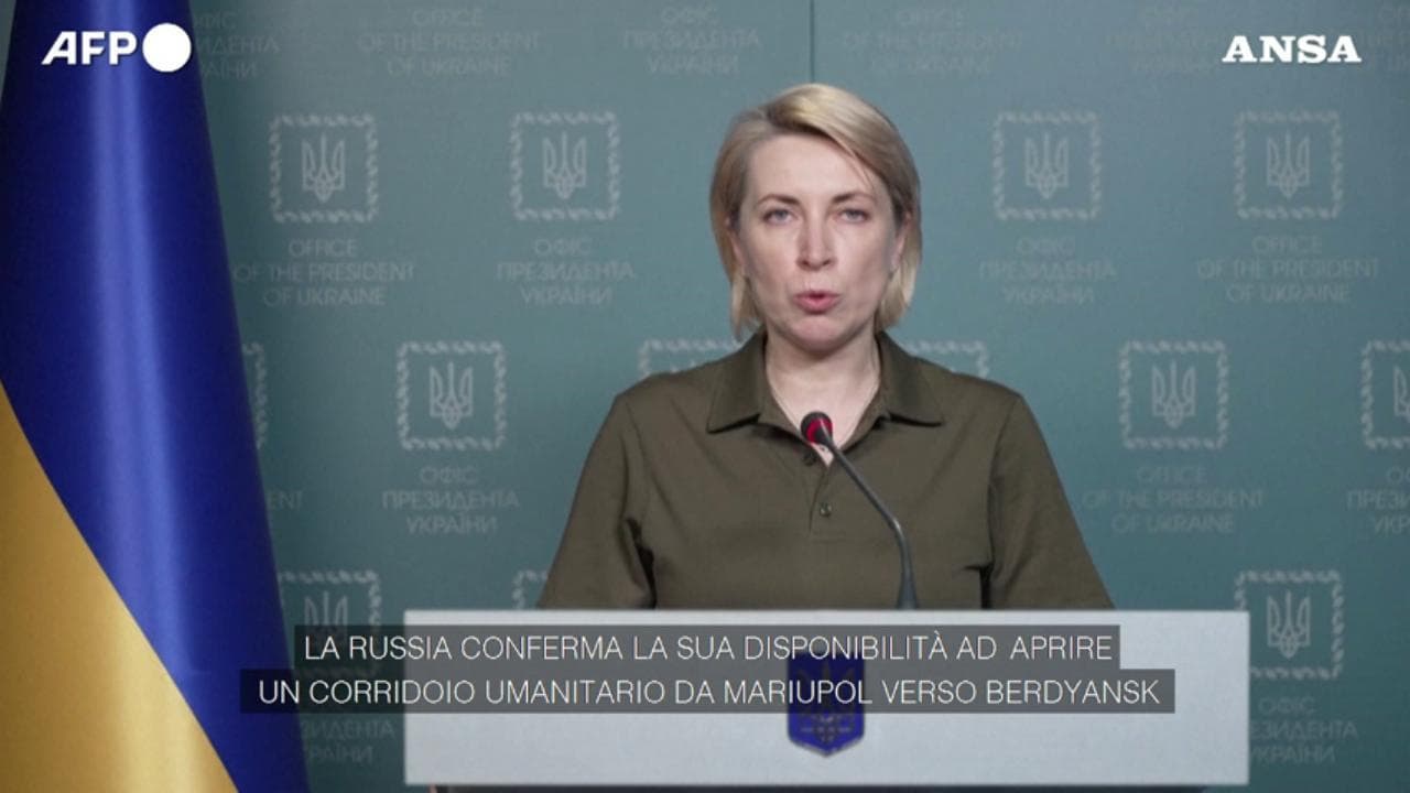 Ucraina, la vice Prima ministra: "Ok di Mosca per corridoio umanitario a Mariupol, inviati 45 bus"
