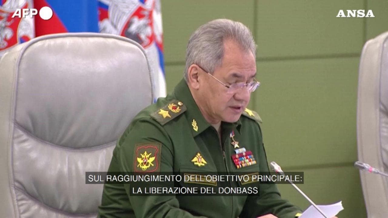 Mosca, riappare il ministro della Difesa Shoigu: "Ci concentriamo sulla liberazione del Donbass"