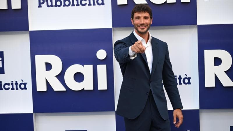 Stefano De Martino durante la presentazione dell' "Offerta Rai 2024/2025"
