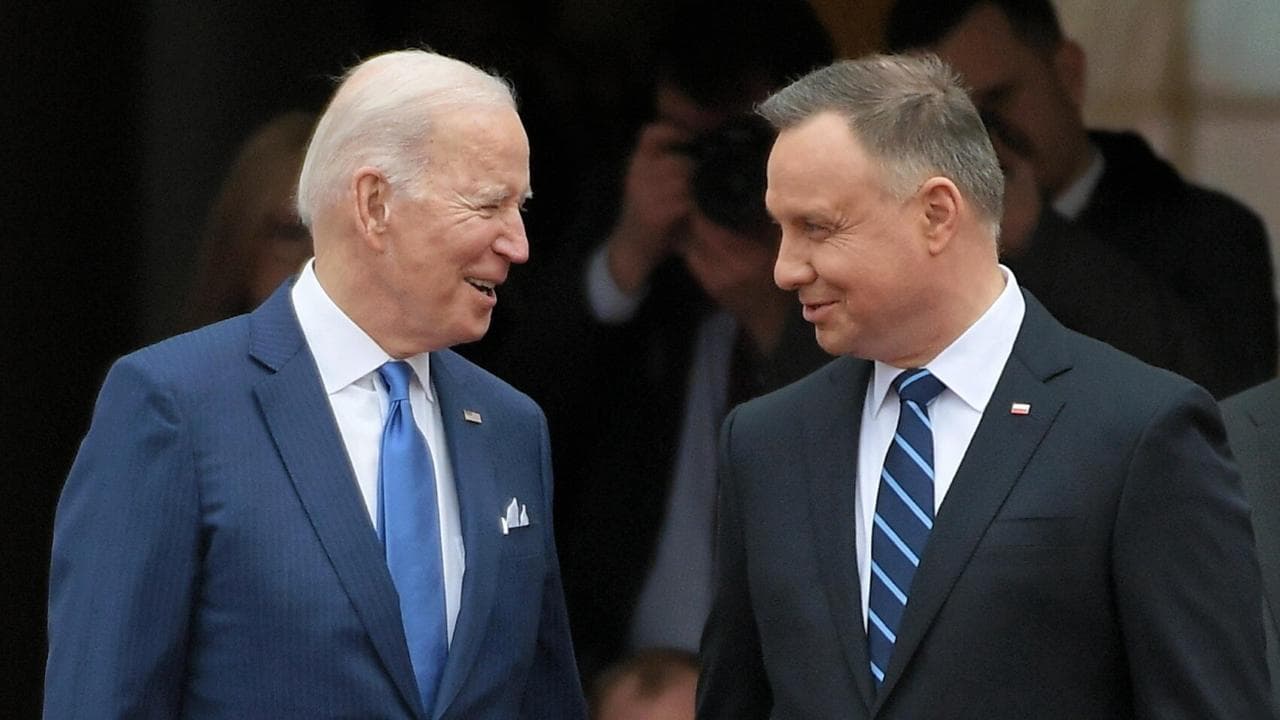 Polonia, Biden accolto da Duda a Varsavia