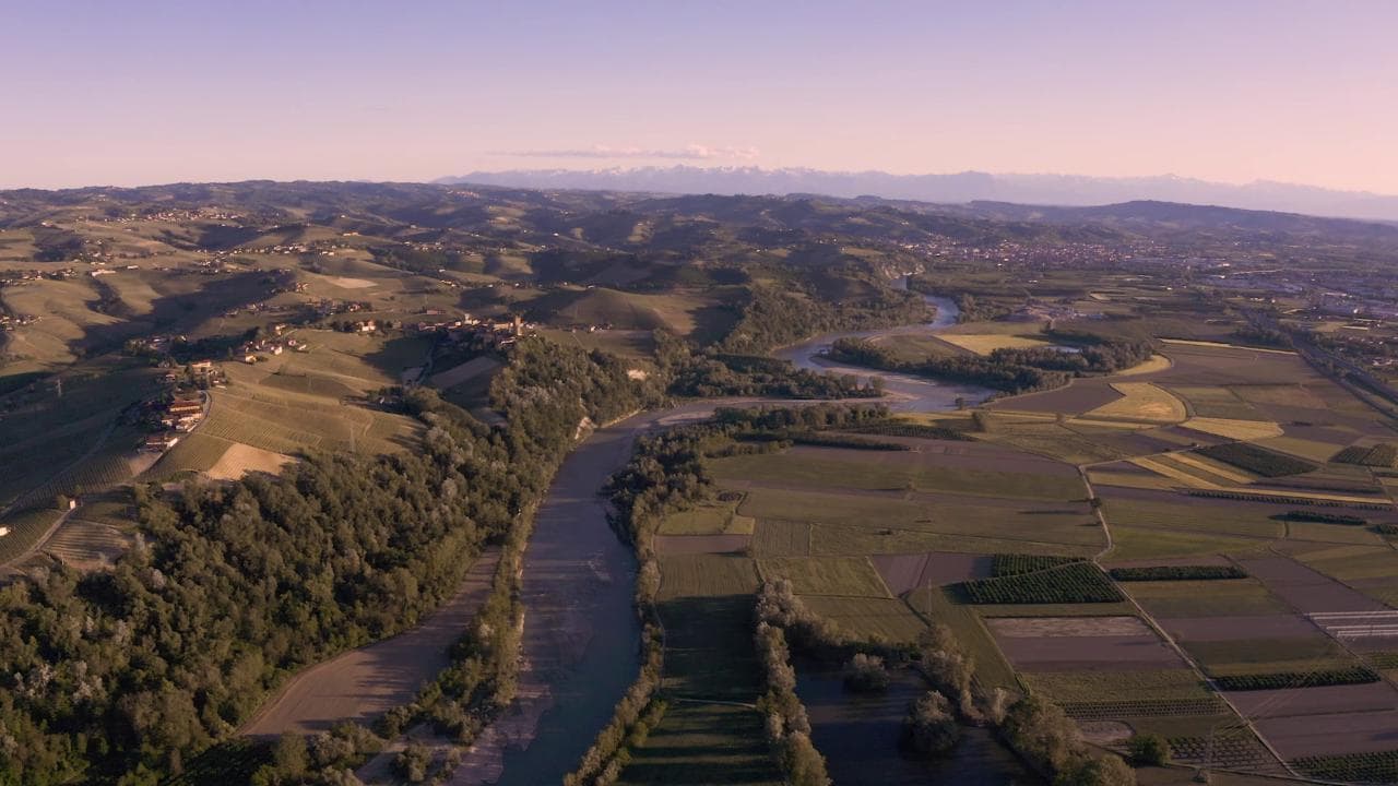 Il gioco di luci sulle Rocche dei sette fratelli
