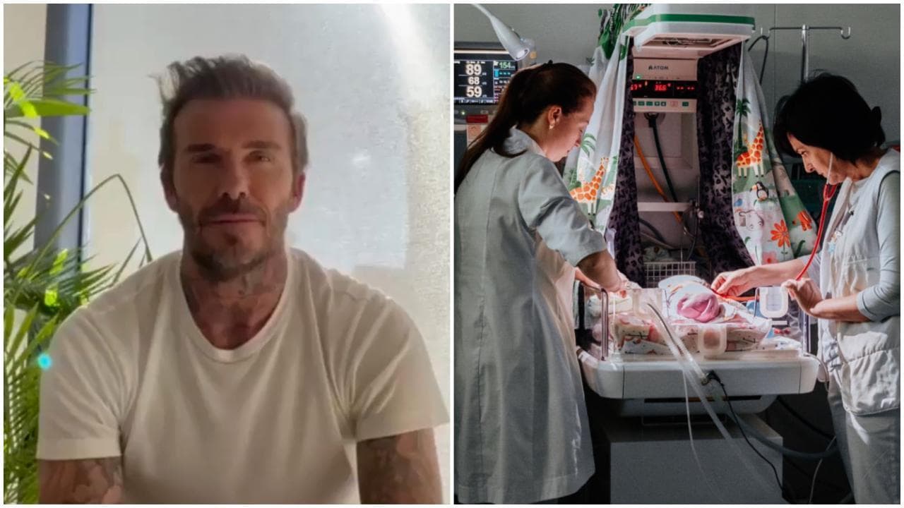 Beckham per l'Ucraina: 'presta' i suoi social alla dottoressa che salva i neonati a Kharkiv