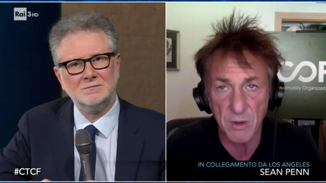 L'emozione di Sean Penn al ritorno dall'Ucraina: "Colpito dal coraggio di quel popolo e del suo presidente"