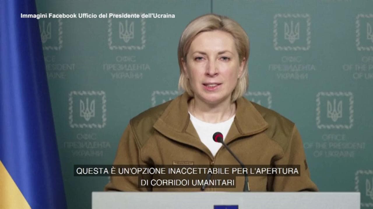 Kiev rifiuta i corridoi umanitari: "Inaccettabile andare in Bielorussia e Russia"