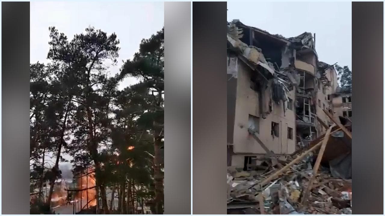 Ucraina, il raid dei caccia alle porte di Kiev