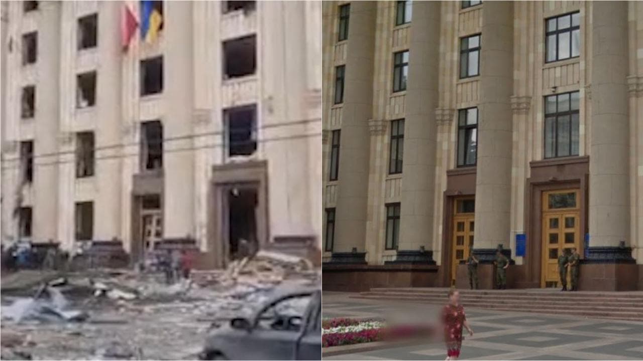Guerra in Ucraina, bombardata sede del governo regionale di Kharkiv: ecco cosa resta del palazzo