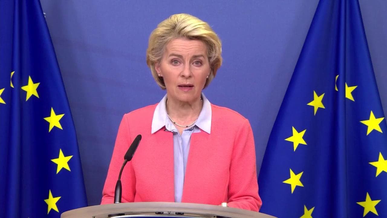 Guerra in Ucraina, Von der Leyen: ''Congeleremo asset Banca centrale russa, Putin sta distruggendo il futuro del suo Paese''