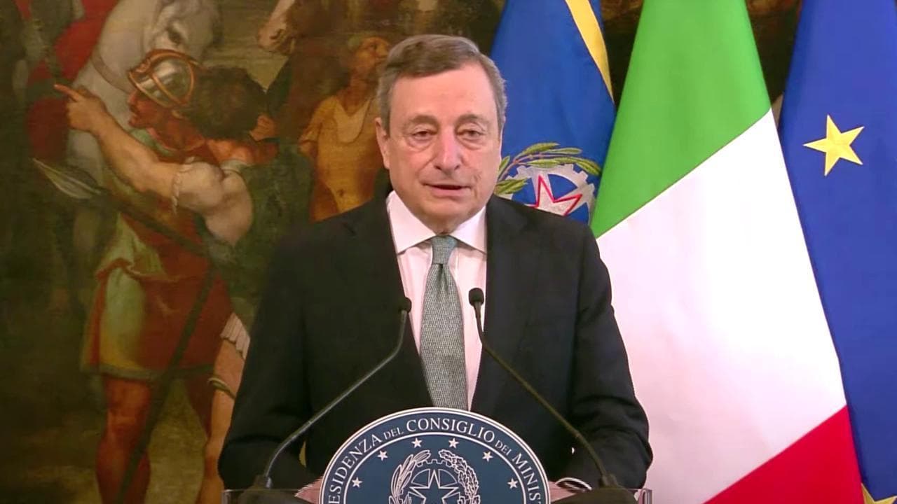 Ucraina, Draghi: "Colpita una legittima sovranità, massima solidarietà"