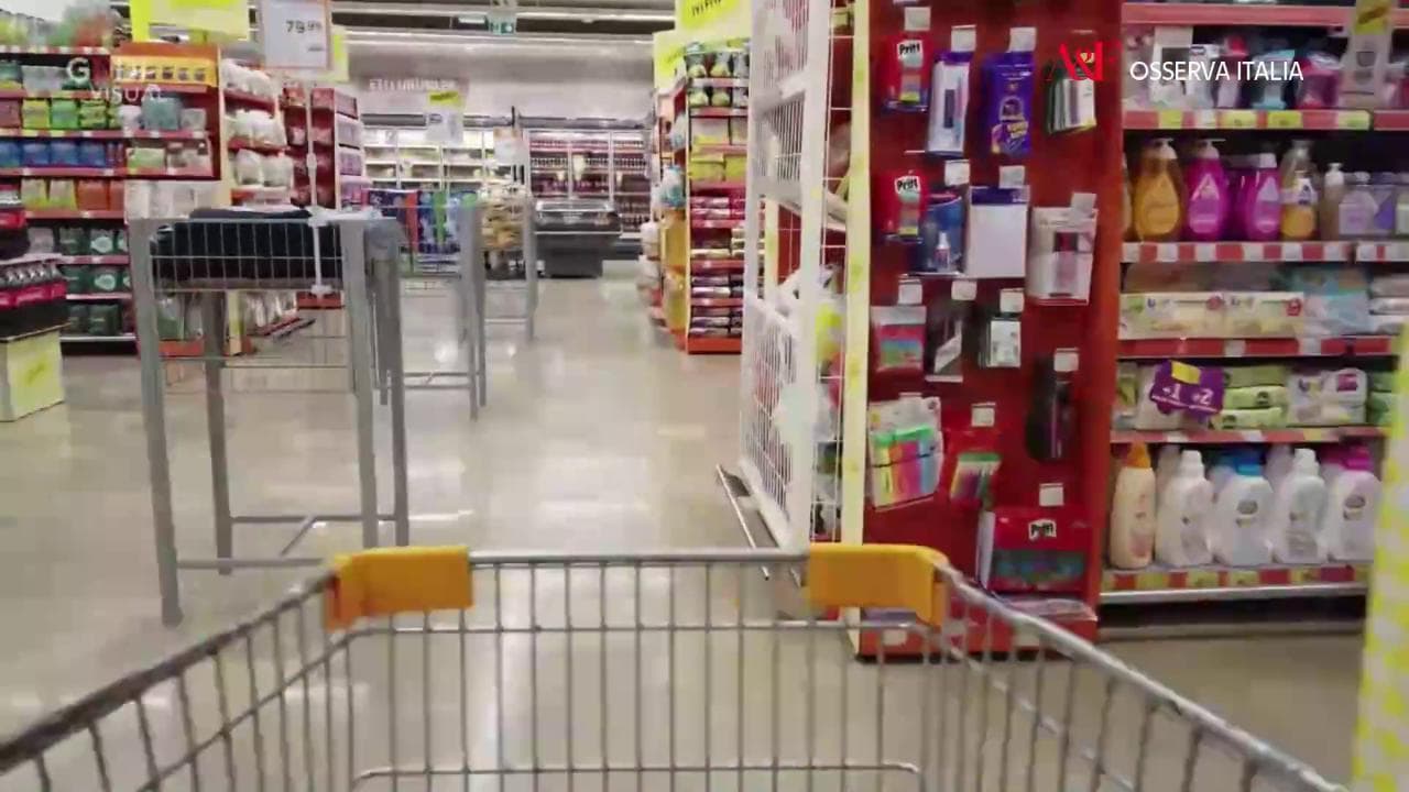 Osserva Italia, volano ancora gli acquisti nei supermercati: progresso in doppia cifra per il Sud