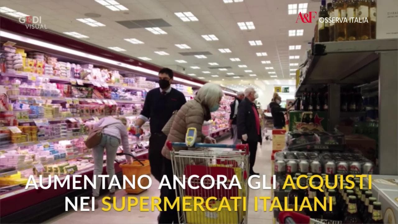 Osserva Italia, volano gli acquisti nei supermercati del Sud. La Gdo cresce anche nel resto d'Italia