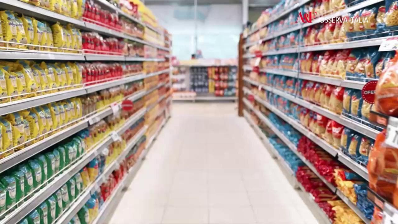 Osserva Italia, settimo calo consecutivo per la Gdo: si assottiglia il progresso di inizio 2020