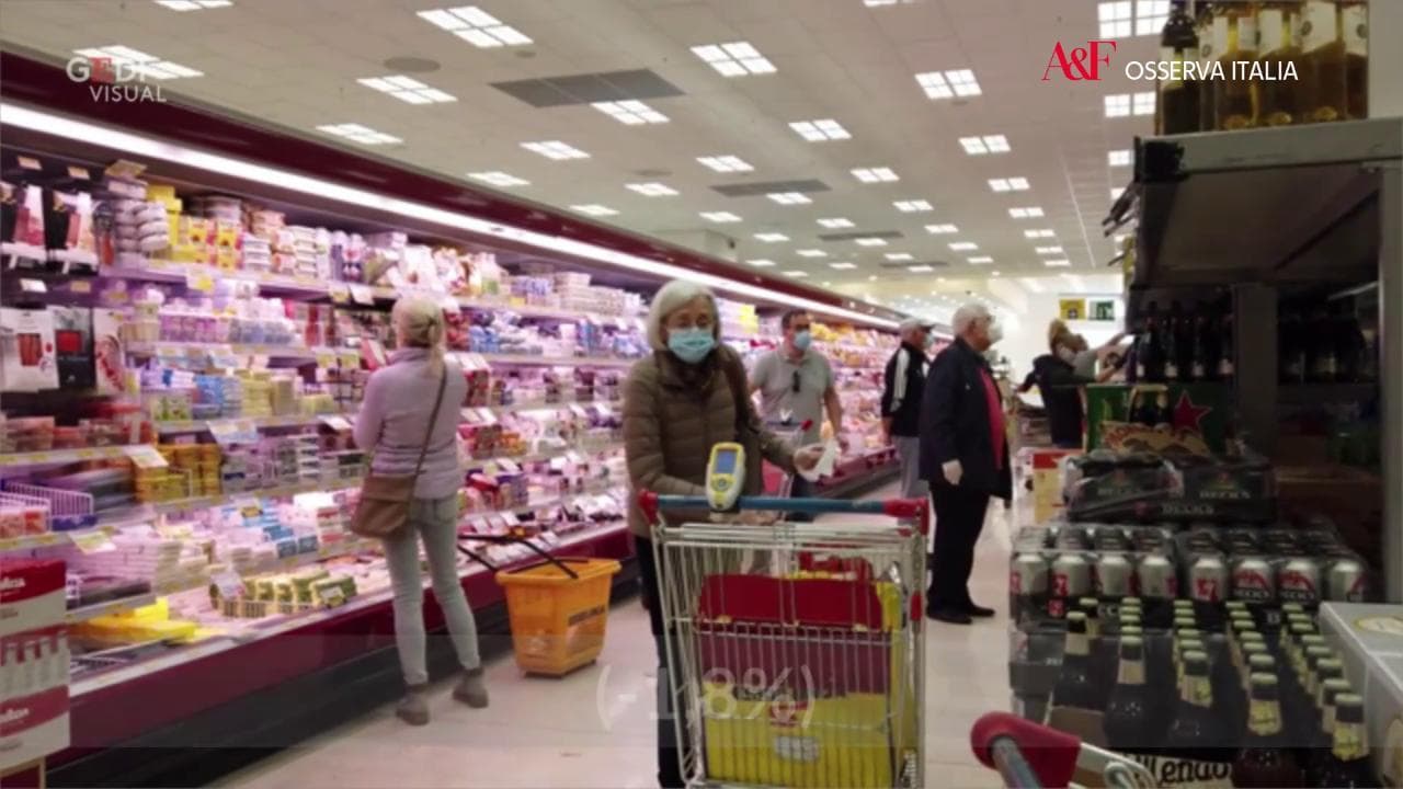 Osserva Italia: calano le vendite della Gdo nel Centro Italia, ma il dato nazionale resta positivo