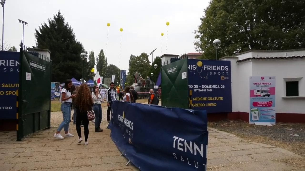 Tennis & Friends, la prevenzione sbarca a Torino