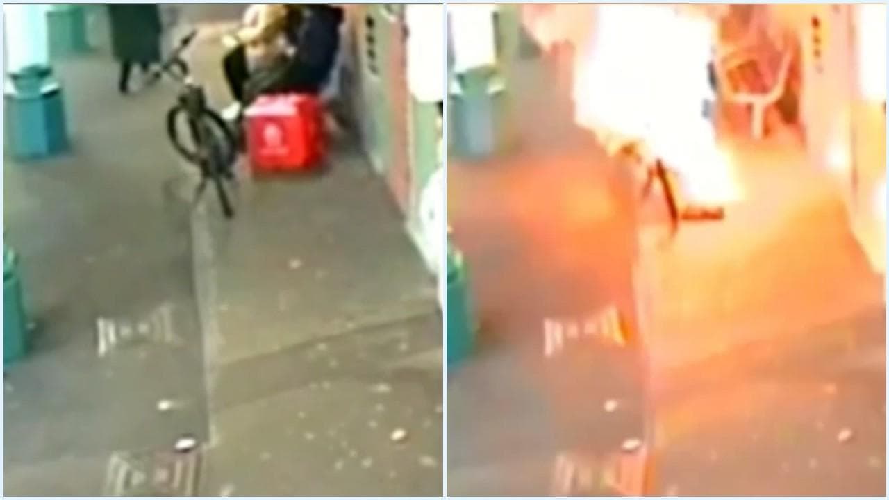 Londra,  l'esplosione di una bici elettrica in stazione: fumo e detriti ovunque
