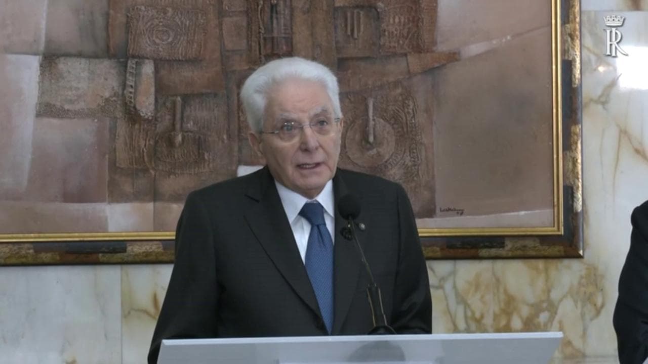 Mattarella: "Violenza a Gaza ostacolo a sicurezza di Israele"