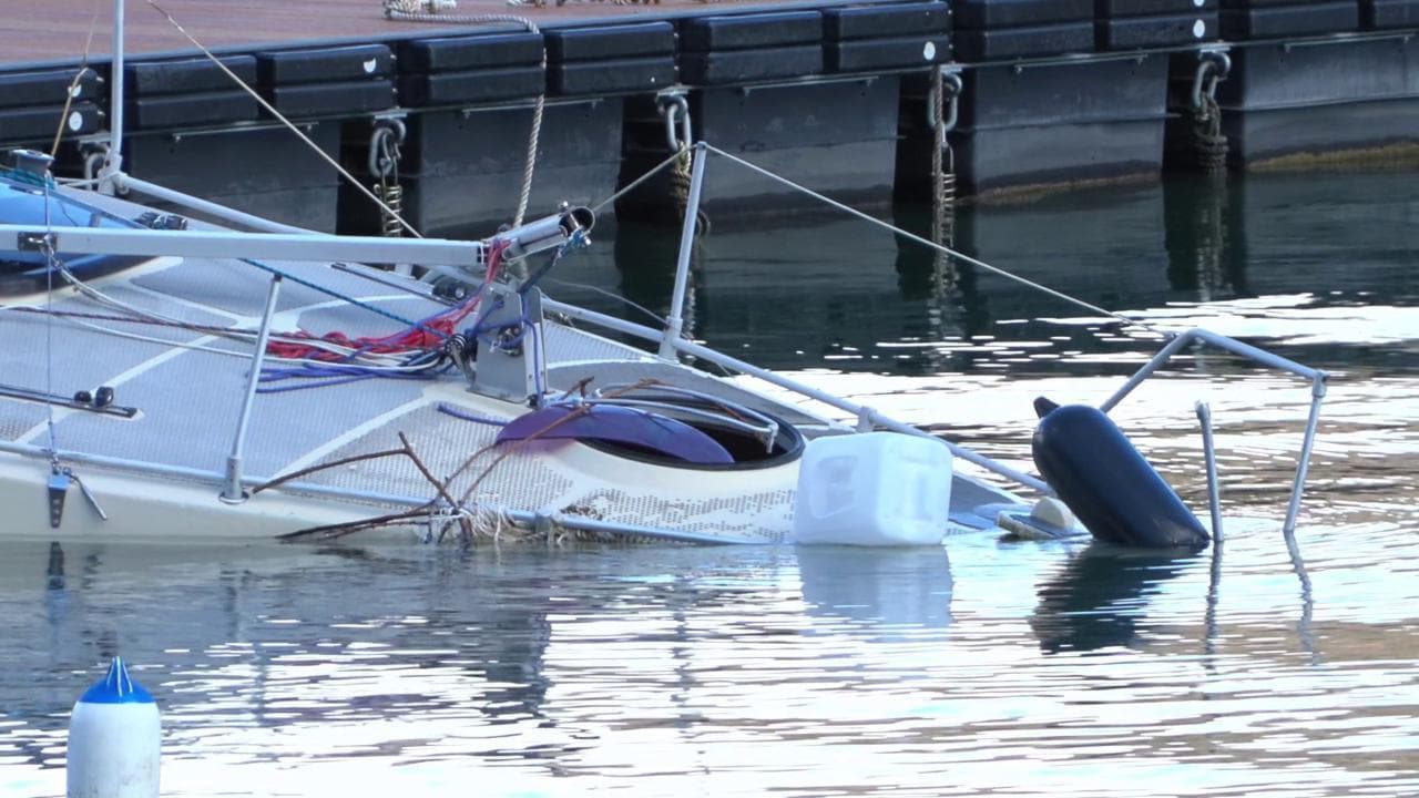 Maltempo nel Varesotto, barche distrutte sul lago Ceresio: il video dal drone