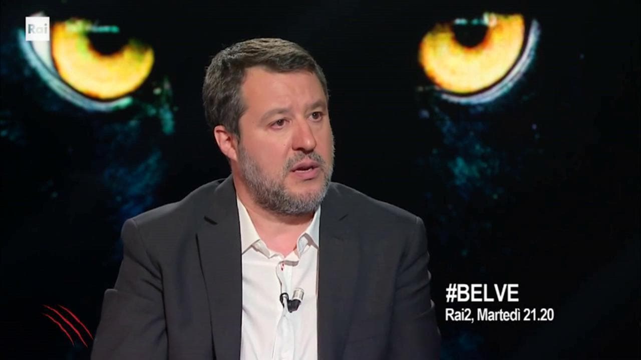Salvini a Belve: "Su Vannacci ci stiamo ragionando. Non condivido quanto ha detto sugli omosessuali"