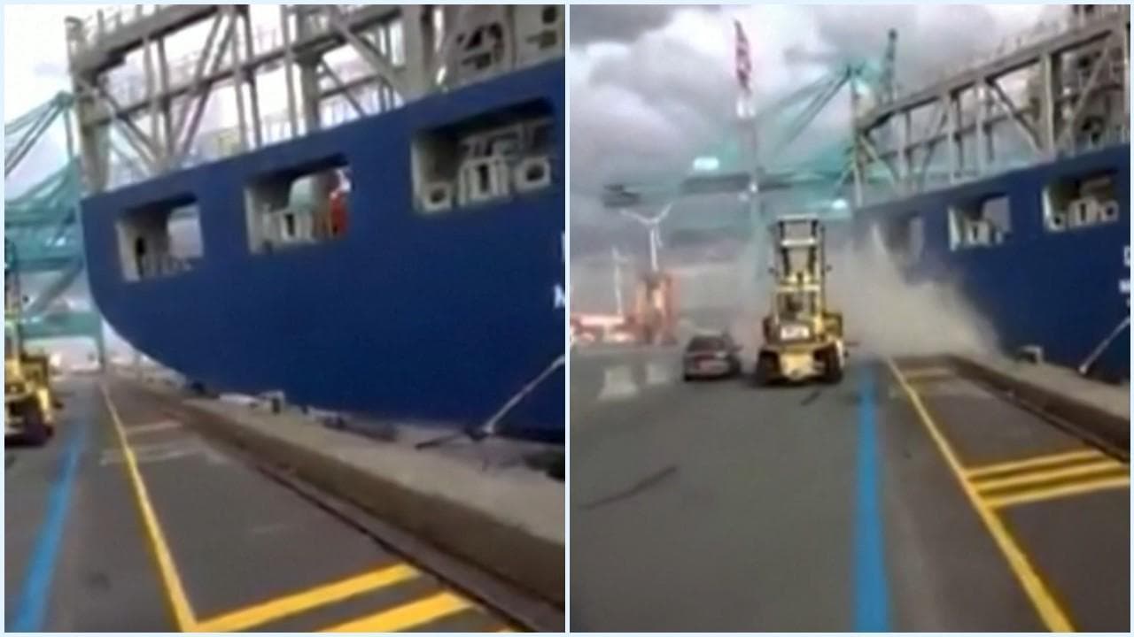 Crollo ponte Baltimora, l'altro incidente della nave cargo Dali ad Anversa nel 2016