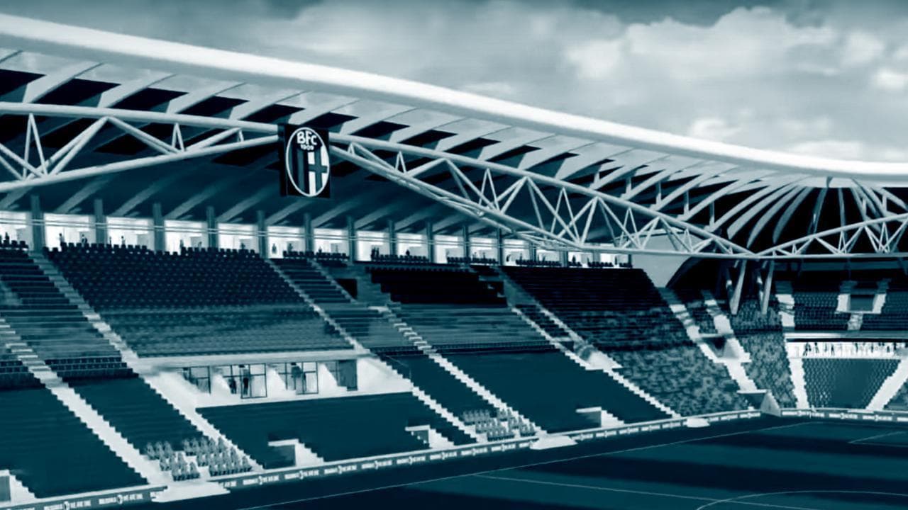Il progetto del nuovo stadio del Bologna