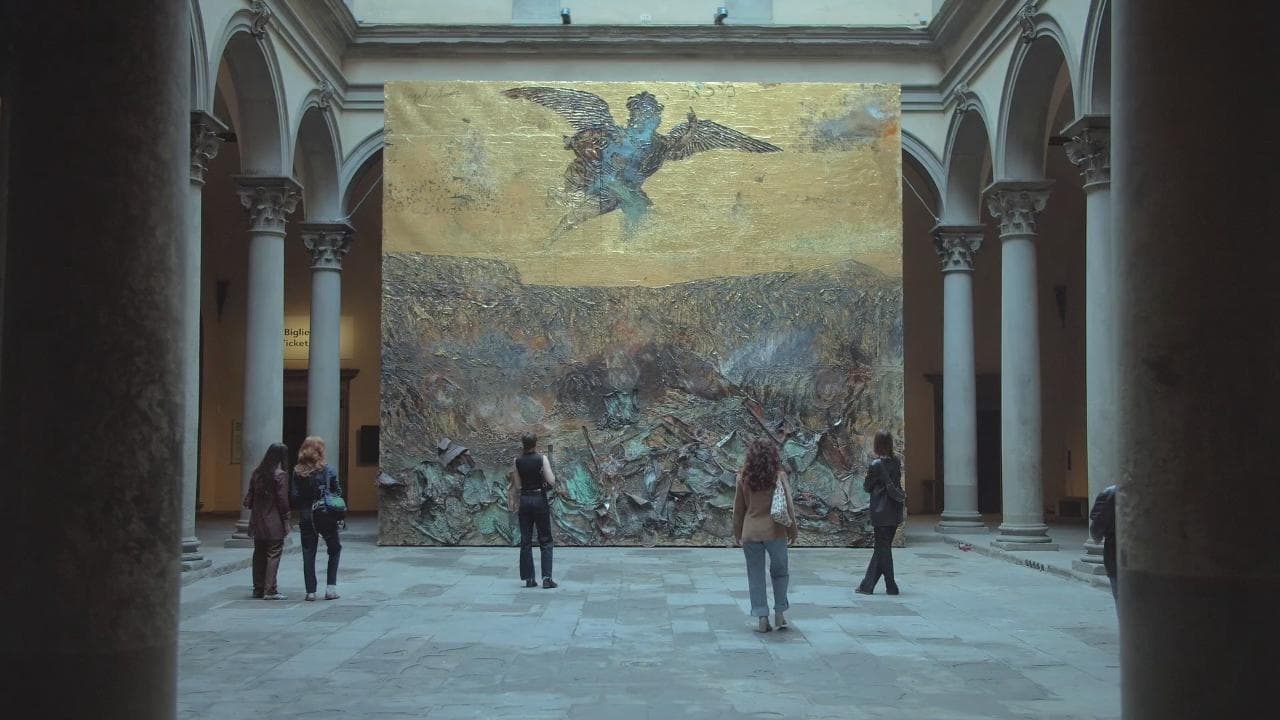 Arte, gli "Angeli caduti" di Anselm Kiefer occupano Palazzo Strozzi a Firenze