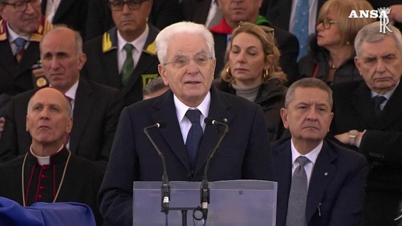 Mattarella: "Contavamo che l'Europa non dovesse più conoscere le guerre"