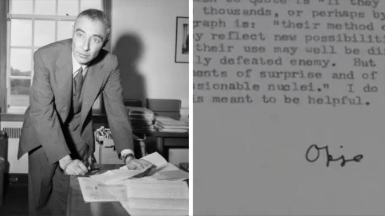 Oppenheimer, un rapporto del Progetto Manhattan e le preoccupazioni per l'atomica russa: i documenti all'asta
