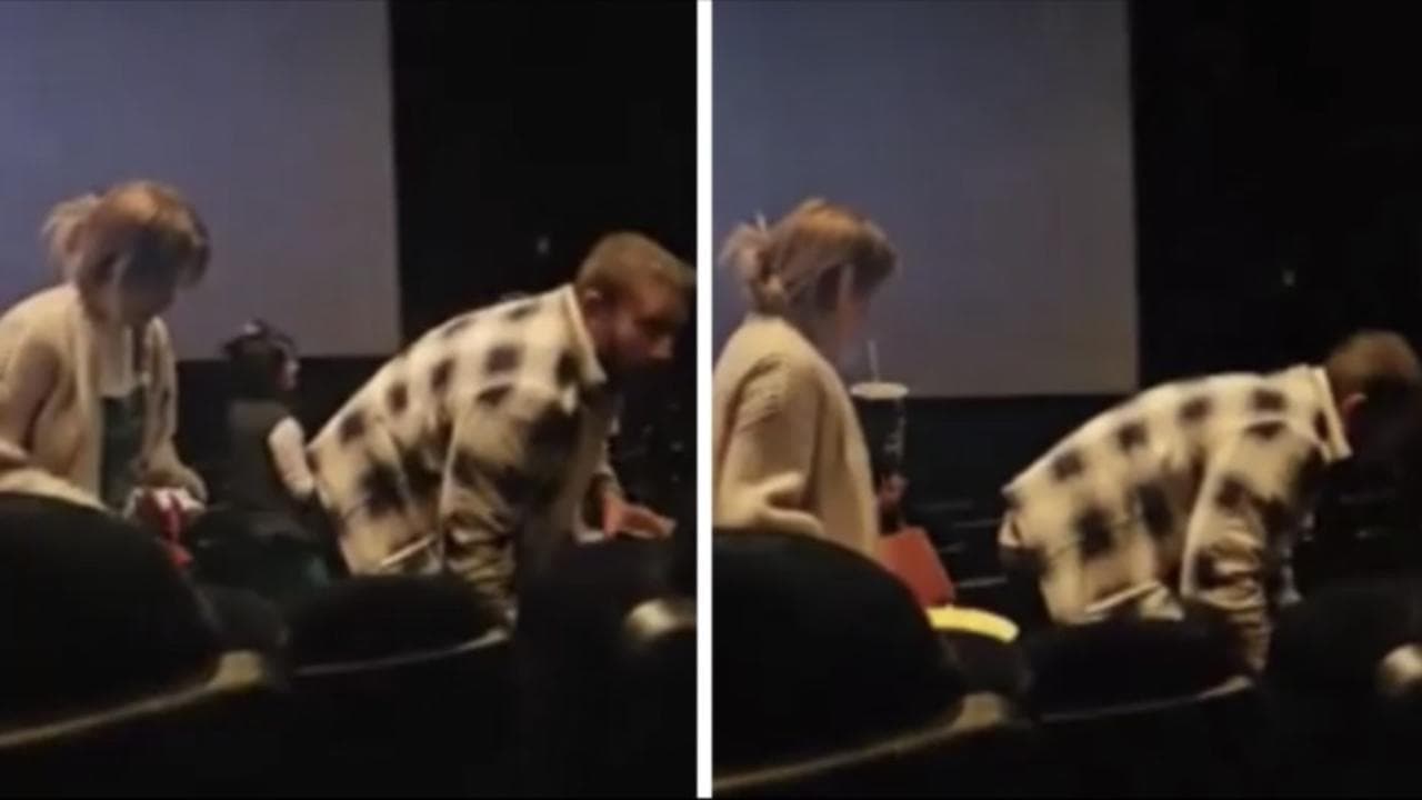 Jennifer Lopez e Ben Affleck puliscono le poltrone al cinema: il video sui social diventa un caso