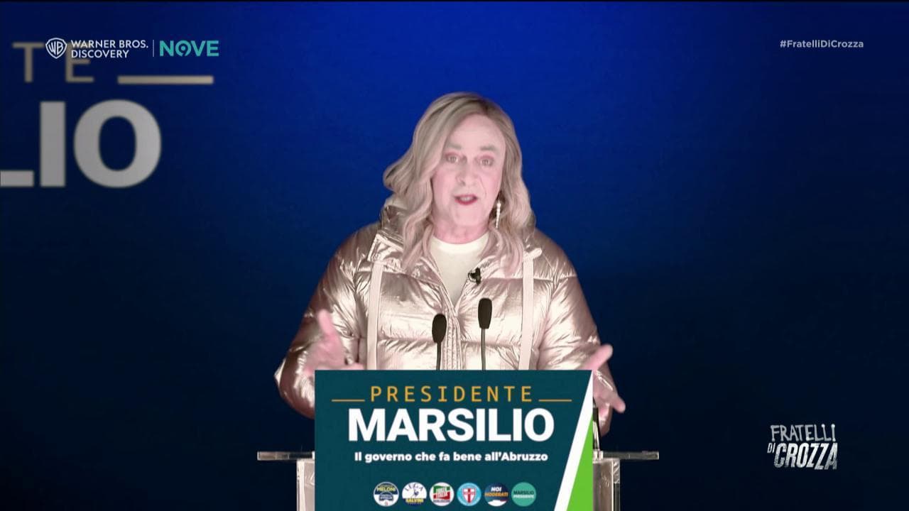 Crozza-Meloni su Salvini: "Due cose attraversano la pianura padania: il Po e un tiktokkaro che spara scemenze"