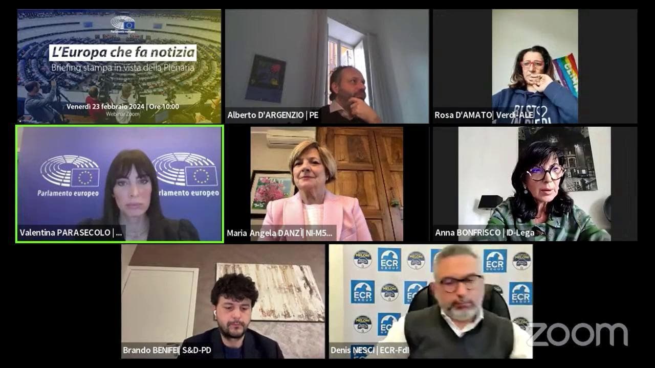L'Europa che fa notizia - Briefing dei partiti  italiani sulla plenaria del Parlamento europeo