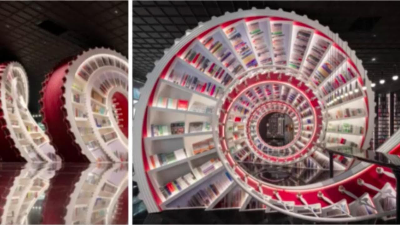 Cina, una gigantesca spirale tra i libri, ecco l'ultima creazione di una catena di bookstore
