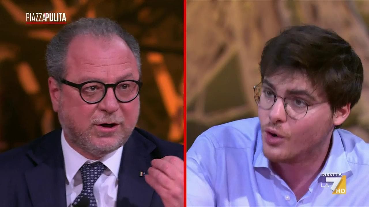 Duro scontro tra Mulé e Romano; il conduttore fa spegnere i microfoni ma la lite va avanti