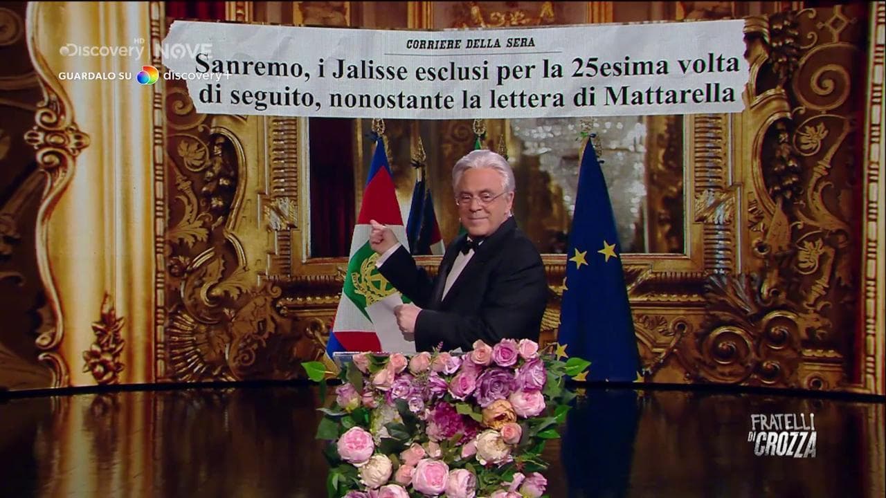 Crozza è Mattarella: "Perché non far fare ai Jalisse il presidente della Repubblica?"