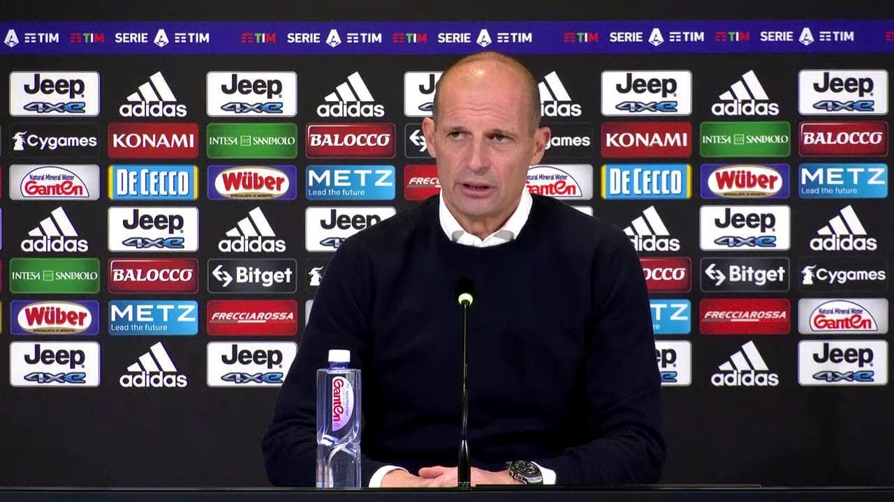 Allegri: "La Juventus deve essere più lucida e cattiva sotto porta"