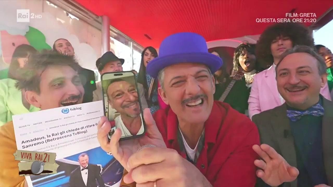 Sanremo 2025, Amadeus conferma l'incontro con la Rai: poi si 'vendica' raccontando un retroscena su Fiorello