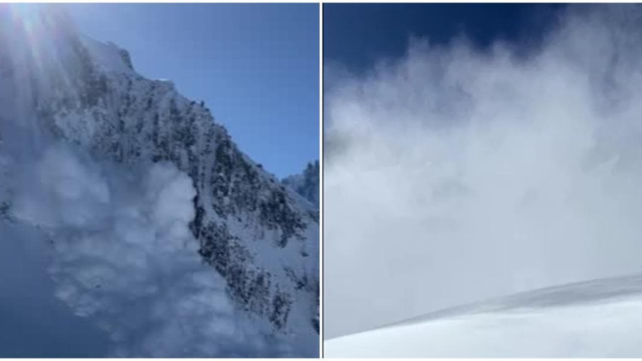 Chamonix, valanga si stacca ad alta quota e sfiora un gruppo di sciatori