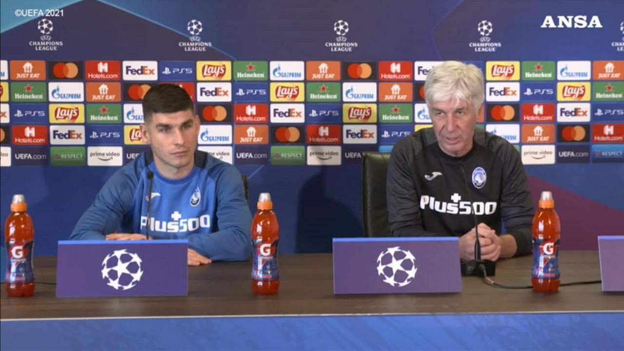 Champions, il tecnico dell'Atalanta, Gasperini: "Il Villarreal è forte, abbiamo un solo risultato"