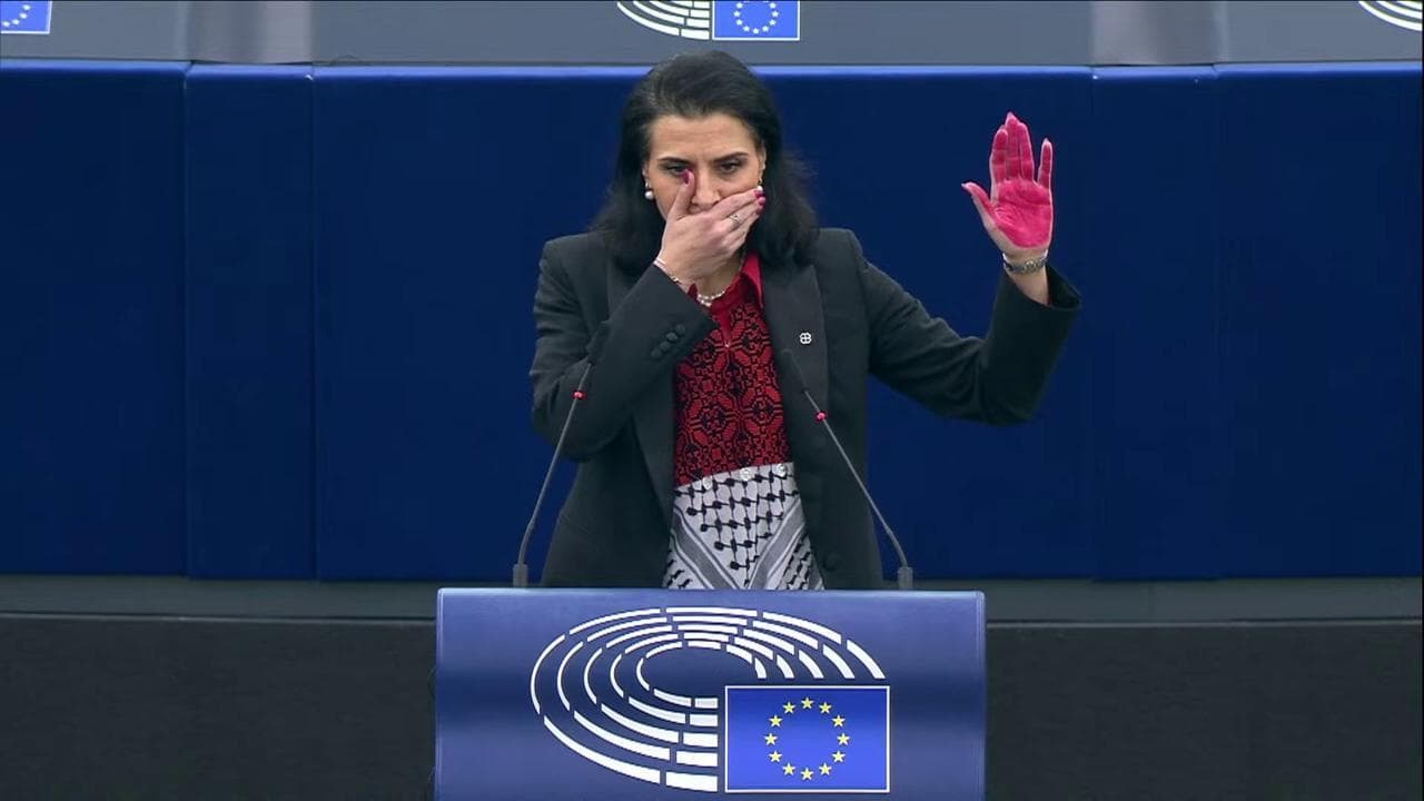 "Più scura è la pelle, meno diritti si hanno", la protesta dell'europarlamentare per Gaza