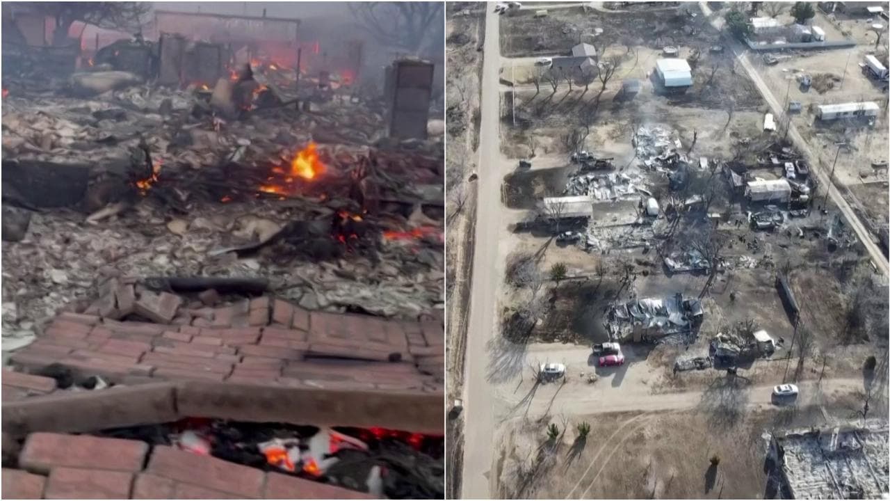 Texas, le fiamme hanno devastato interi quartiere: bruciata un'area più grande del Rhode Island