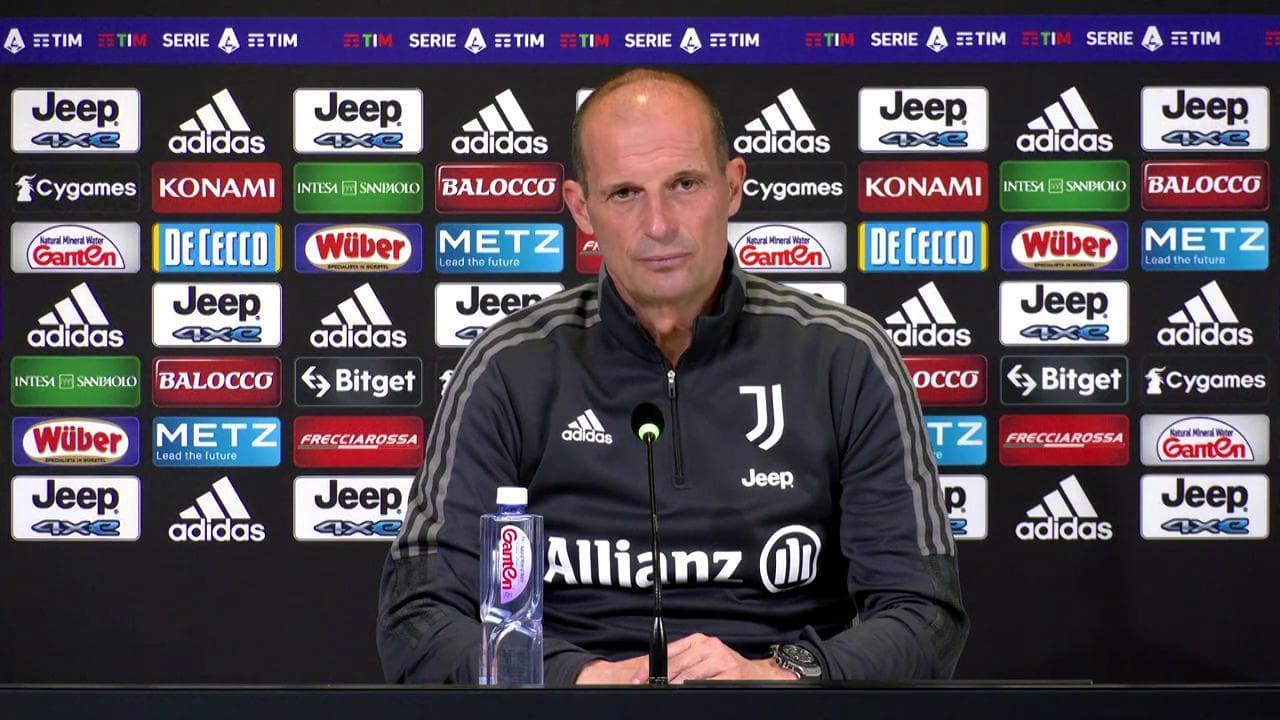 Allegri sull'inchiesta giudiziaria: "La serenità nell'ambiente della Juventus è totale"
