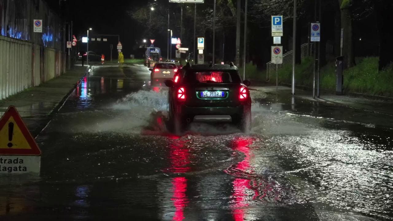 Vicenza, continua l'allerta meteo: allagamenti nella  zona dello stadio