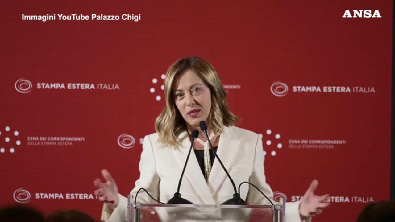 Meloni: "Ho perso le elezioni e non posso nemmeno affogare il dispiacere nell'alcol"