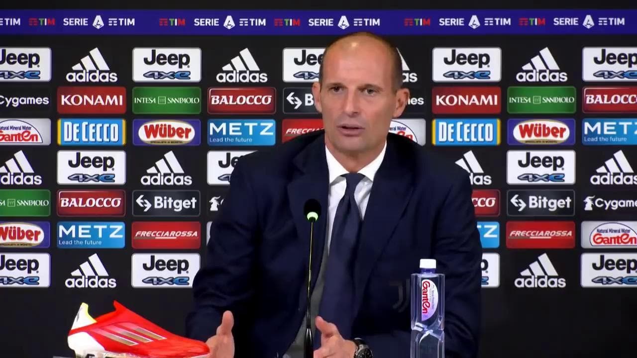 Allegri, dopo il ko con l'Atalanta: "La Juventus non è da scudetto, la classifica dice questo"