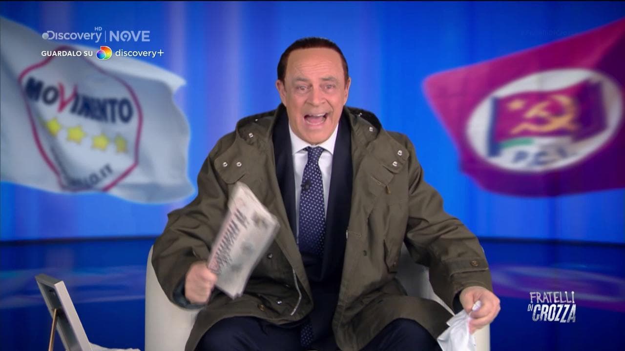 Crozza-Berlusconi e la corsa per il Quirinale: "Io sono sempre stato di sinistra"