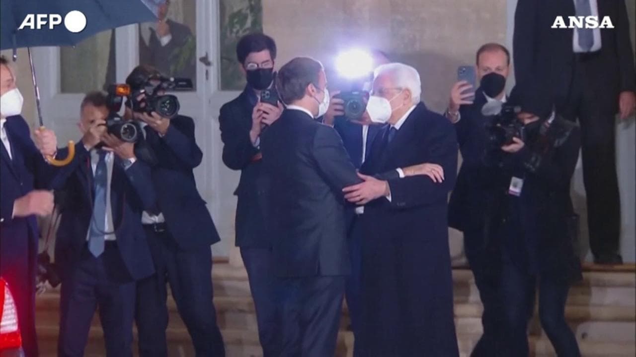 Quirinale, Mattarella riceve Macron in vista della firma del Trattato di cooperazione